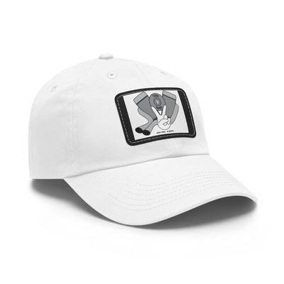 Dad Hat with Leather Patch (Rectangle)