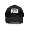 Dad Hat with Leather Patch (Rectangle)